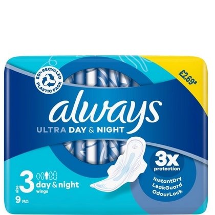 Always Maandverband - Ultra Day & Night 9 stuks