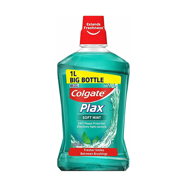 Colgate Plax Soft Mint Antibacterial Mouthwash 1L Colgate Plax Soft Mint Antibacterial Mouthwash 1L