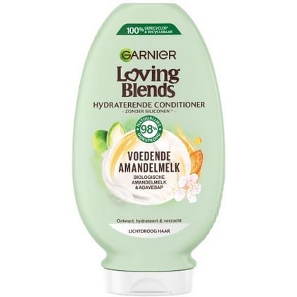 Garnier Conditioner Loving Blends - Amandelmelk & Agavesap 250ml.