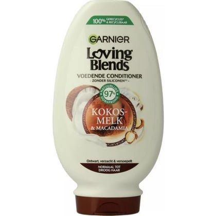 Garnier Conditioner Loving Blends - Kokosmelk & Macadamia 250ml.