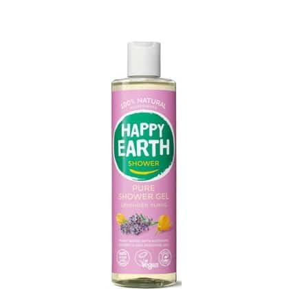 Happy Earth 100% Natural Douchegel Lavender Ylang - 300 ml.