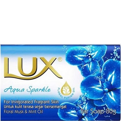 Lux Zeep - Aqua Sparkle (blauw) 80 gr.
