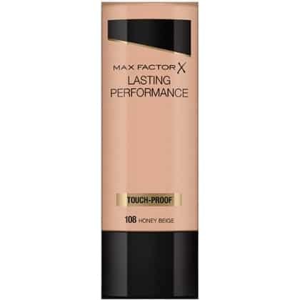 Max Factor Foundation - Lasting Performance Touch-Proof Nr. 108 Honey Beige 35 ml.