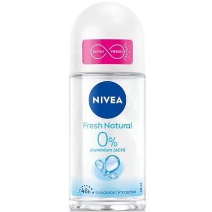 Nivea Deo Roll-on - Fresh Natural 0% 50 ml.