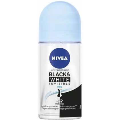 Nivea Deo Roll-on - Invisible Black & White Pure 50 ml.