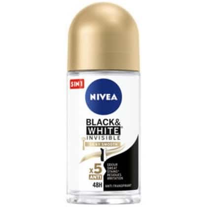Nivea Deo Roll-on - Invisible Black & White Silky 50 ml.