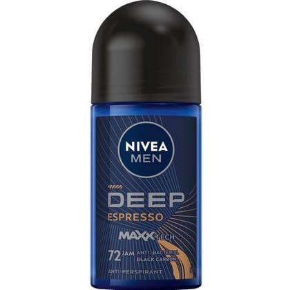 Nivea Deo Roll-on Men - Deep Black Carbon Espresso 50 ml.