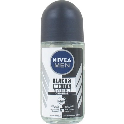 Nivea Deo Roll-on Men - Invisible Black & White Original 50 ml.