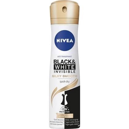 Nivea Deospray - Invisible Black & White Silky Smooth 150 ml.