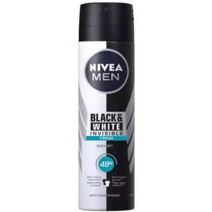 Nivea Deospray Men - Invisible Black & White Fresh 150 ml.