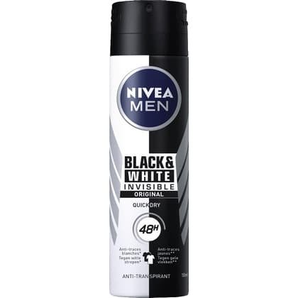 Nivea Deospray Men - Invisible Black & White Original 150 ml.