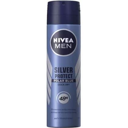 Nivea Deospray Men - Silver Protect Polar Blue 150 ml.