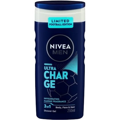 Nivea Douchegel Men - Ultra Charge 250 ml.