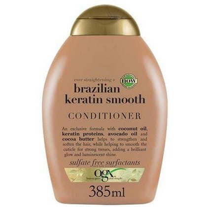 OGX Conditioner - Ever Straight Brazilian Kreatin Therapy 385 ml.