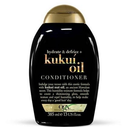 OGX Conditioner - Hydrate & Defrizz Kukui Oil 385 ml.