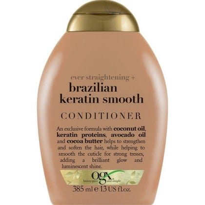 OGX Shampoo - Ever Straight Brazilian Kreatin Therapy 385 ml.