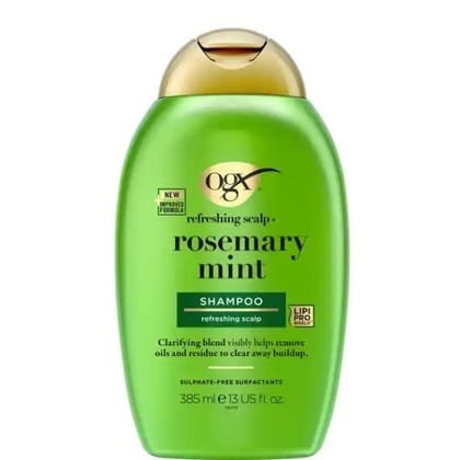 OGX Shampoo - Refreshing Scalp Rosemary Mint 385 ml.
