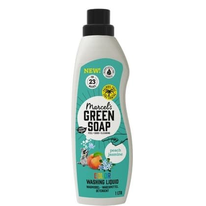 PALLETDEAL: Marcel's Green Soap Wasmiddel Kleur - Peach & Jasmine 1000 ml.