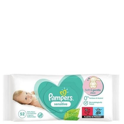 PALLETDEAL: Pampers Babydoekjes Sensitive 52 stuks