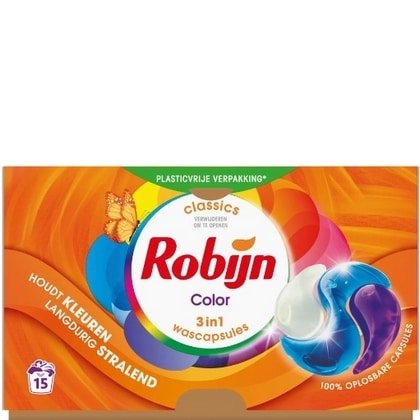 PALLETDEAL: Robijn Wasmiddel Capsules - Color 15 caps