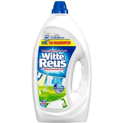 PALLETDEAL: Witte Reus Vloeibaar Wasmiddel 4,5L / 100 scoops
