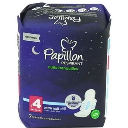 Papillon Maandverband - Extra Nacht Maxi met Vleugels Maat 4 - 7 st.