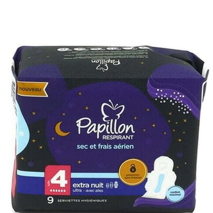 Papillon Maandverband - Extra Nacht Ultra met Vleugels Maat 4 - 9 st.