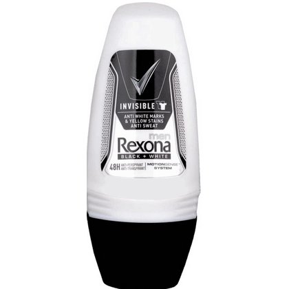 Rexona Deo Roll-on Men - Invisible Black & White 50 ml.