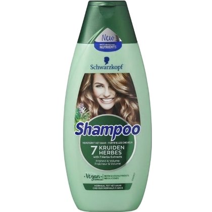 Schwarzkopf Shampoo - 7 Kruiden 400 ml.