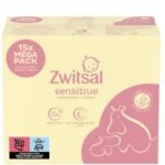 Zwitsal Billendoekjes - Box sensitive 15 packs x 57 st.